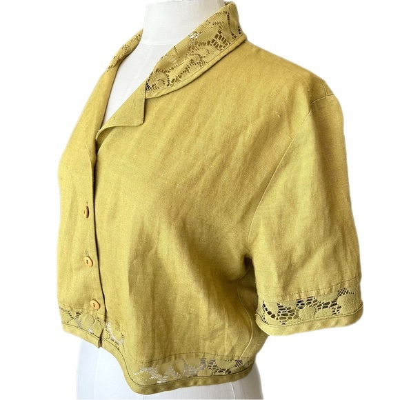 Vintage Button Up Shirt XS-M - Picture 2 of 9